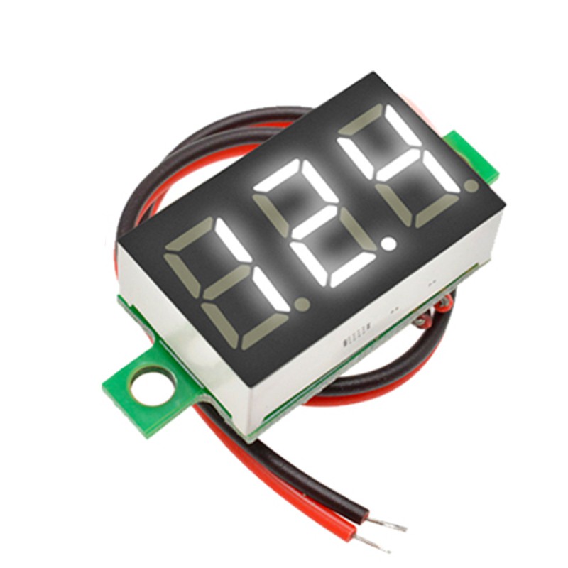 Vôn Kế Điện Tử Mini 2 Dây 0.36 inch DC 4.7-22V 12V 24V