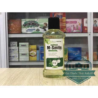 Nước Súc Miệng 𝐍𝐚𝐩𝐡𝐚𝐫 𝐌-𝐒𝐦𝐢𝐥𝐞 - Giảm Nhiệt Miệng , Ngừa Sâu Răng , Hơi Thở Thơm Mát