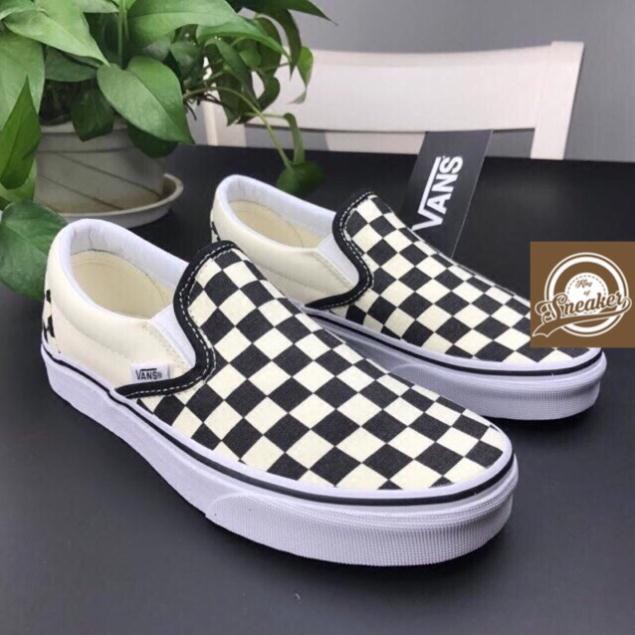 Free Giày - Giầy Vans checkerboerd slip  thể thao thời trang cá tính dạo phố Còn Hàng ! ! ! ? ! ! Real ‣ . Đủ ri : *