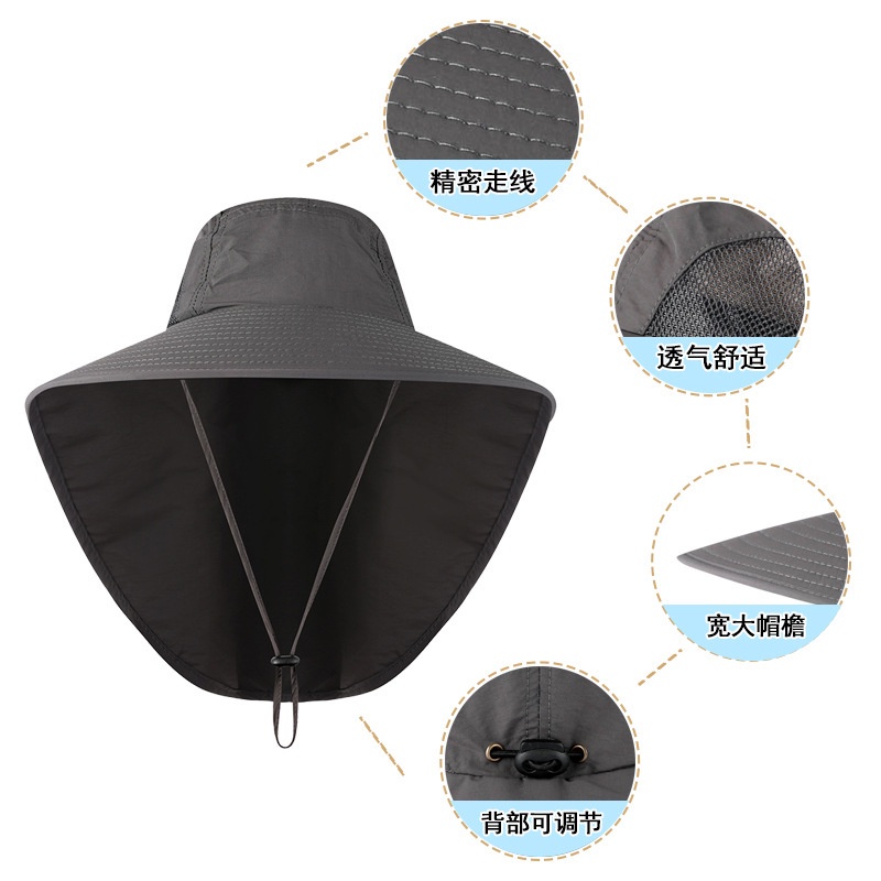 Mũ Xô Chống Nắng Tia Cực Tím Thoáng Khí Khô Nhanh Thời Trang Mùa Hè Cho Nam Và Nữ