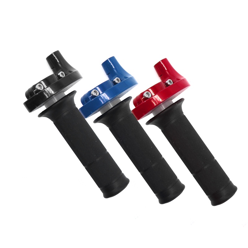 MOTOPARTS SHOP 7/8" Quick Throttle Handle Grip with Cable Universal Handlebar for Motorcycles Dirt Bike