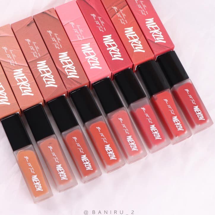 Son Kem Siêu Lì, Lên Màu Siêu Chuẩn, Mịn Mượt Merzy Blur Fit Tint