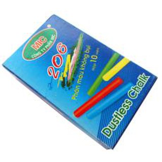 Phấn màu không bụi Mic - hộp 10 viên (02 hộp)