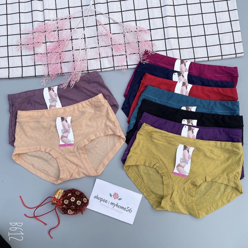 10 quần lót thun lạnh cạp cao chất siêu mát 5093