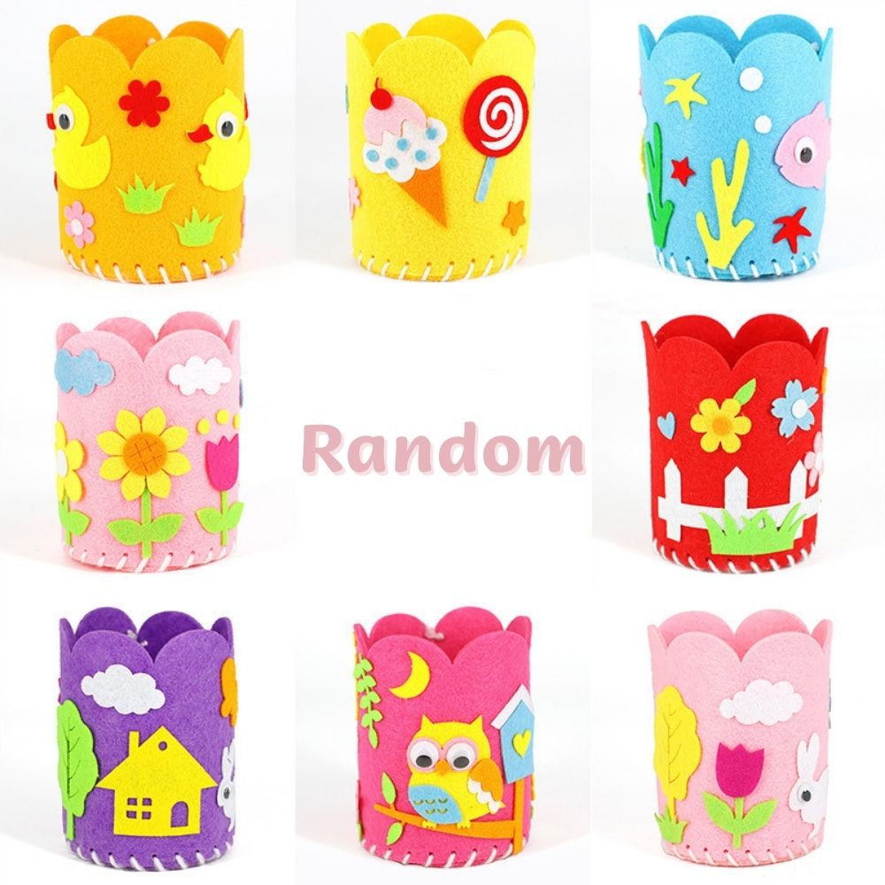 Set tự làm hộp đựng bút thủ công DIY dễ thương cho bé