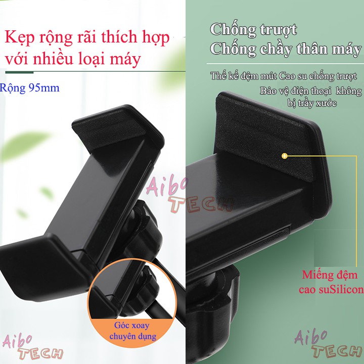 [HOT SALE] Kẹp đỡ,giá đỡ điện thoai để bàn đa năng S1, nâng hạ tùy thích, góc xoay 360 độ - Thích hợp Livetream,xemphim