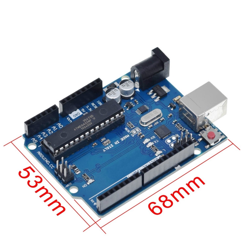 Chip UNO R3 ATMEGA16U2 + MEGA328P cho bảng phát triển Arduino UNO R3 + cáp USB | WebRaoVat - webraovat.net.vn