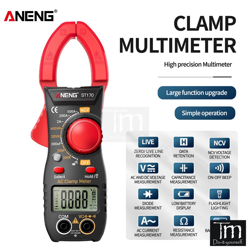 Ampe Kìm - Đồng Hồ Vạn năng ANENG ST170