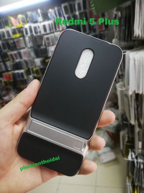 Ốp lưng Redmi 5 Plus FREESHIP Từ 50k giá đỡ vân caro cao cấp