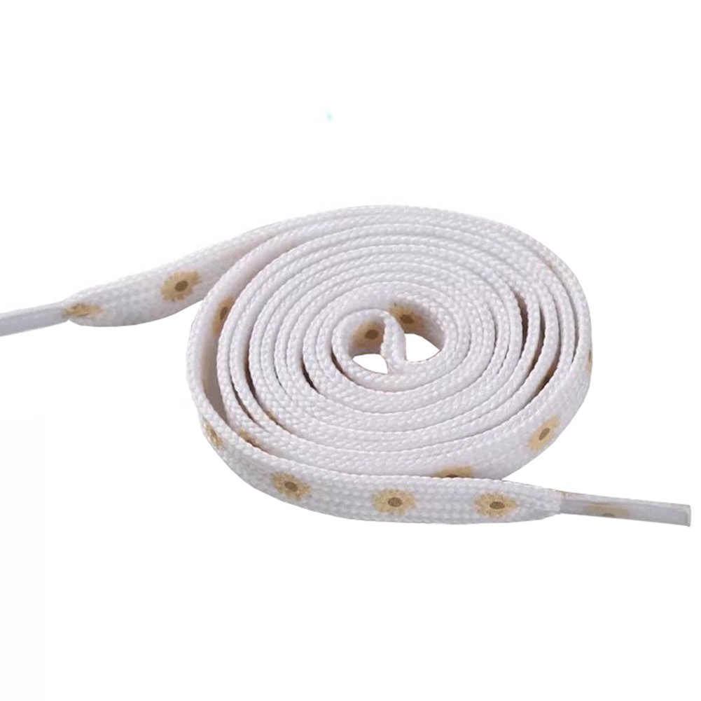 Dây Giày In Hoa Cúc Bằng Polyester Thời Trang Cho Nữ 120cm