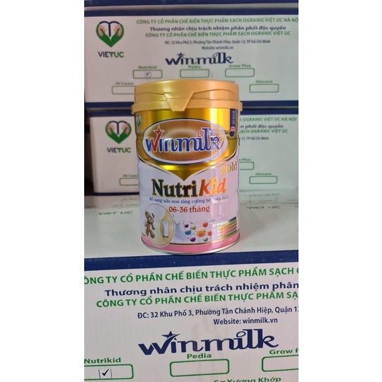 Sữa mát Nutrikid Gold 900g (trẻ 6 – 36 tháng) - Giúp bé phát triển toàn diện về trí tuệ, thể chất, phát triển chiều cao