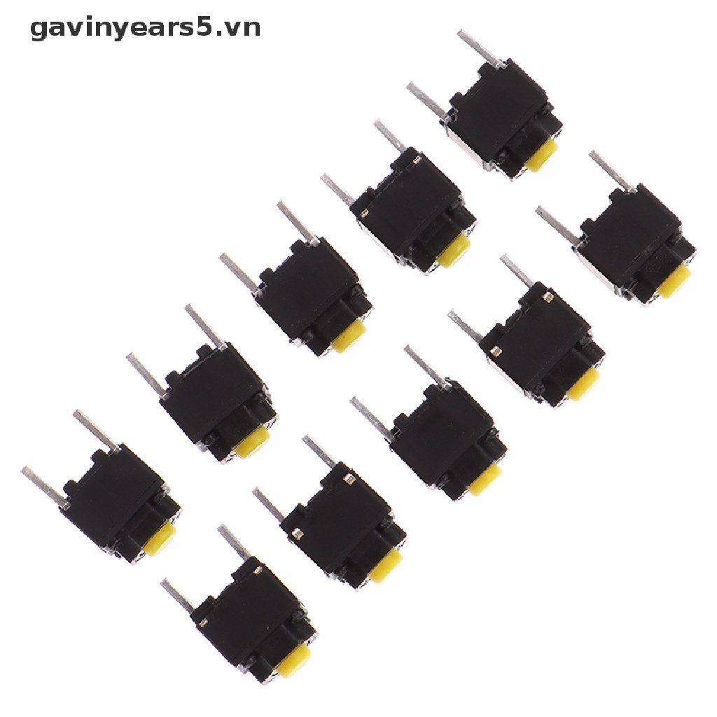 Set 10 Công Tắc Nút Công Tắc Micro Yên Tĩnh 6 * 6 * 7.3mm