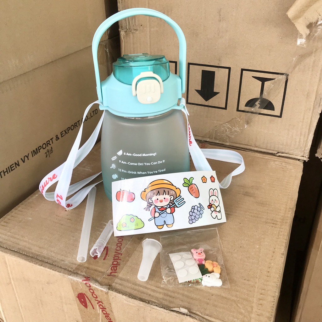 Bình đựng nước 1.3 lít dễ thương