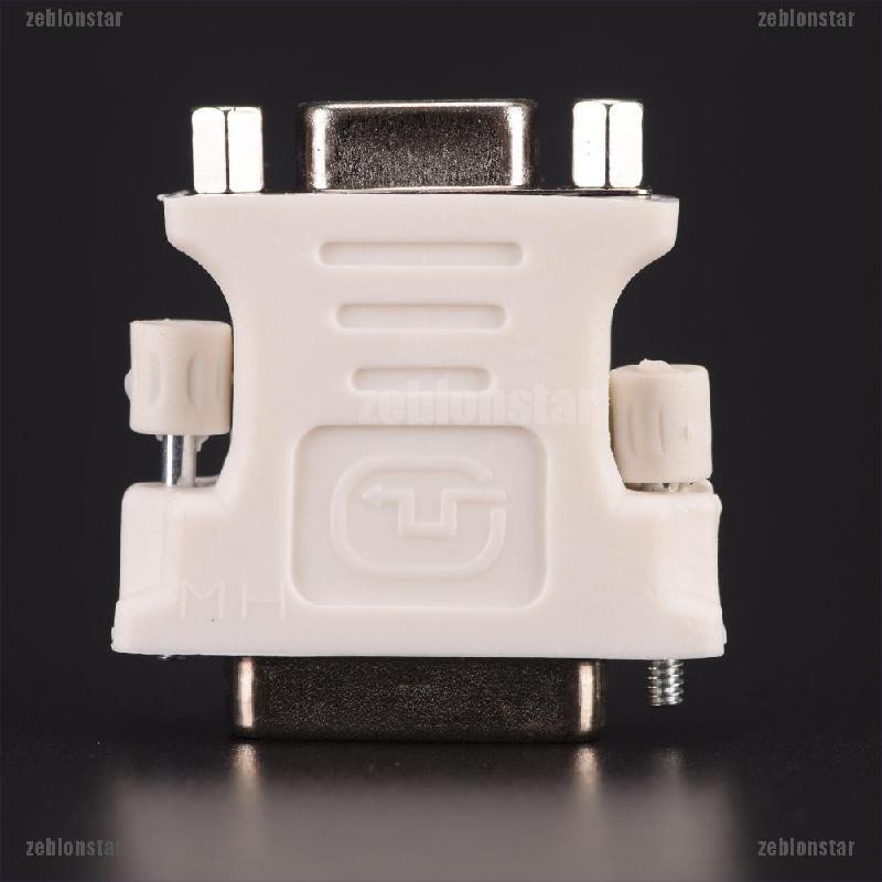 ❤Đầu Chuyển Đổi Từ Cổng DVI-D-D-M Đực 24 + 1 Sang VGA-F Cái