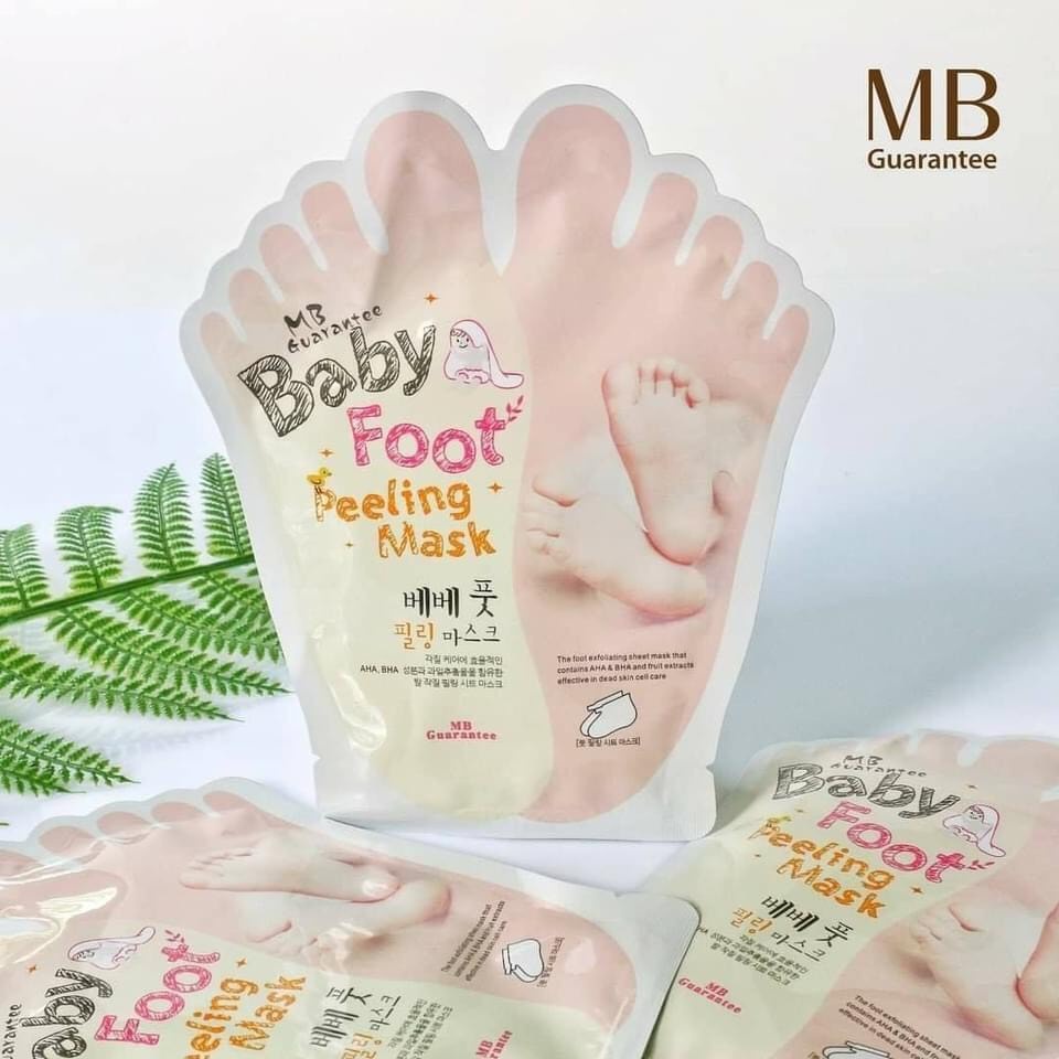 Mặt Nạ Ủ Chân MB Guarantee Tẩy Tế Bào Chết Da Chân Baby Foot Peeling Mask 25g - Khongcoson