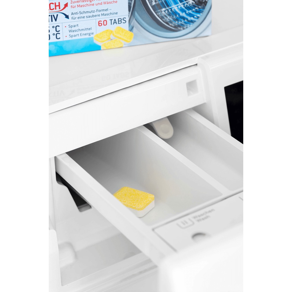 Hộp 60 viên tẩy vệ sinh máy giặt Denkmit - tẩy lồng giặt Đức khử mùi hiệu quả, Kenizu Gia Dụng Đức