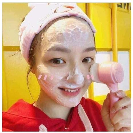 Cây Cọ Rửa Mặt Silicon 2 Đầu Massage Chuyên Dụng Rửa Sạch | BigBuy360 - bigbuy360.vn
