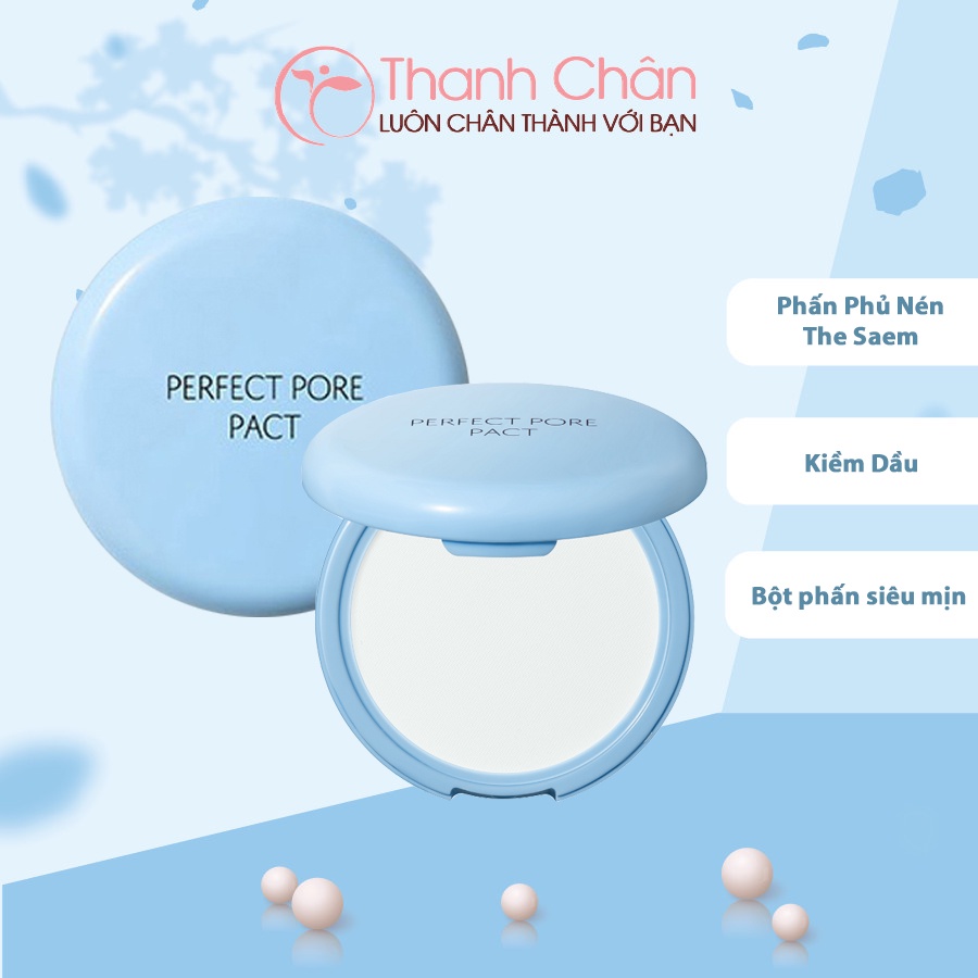 Phấn Phủ Dạng Nén Kiềm Dầu The Saem Saemmul Perfect Pore Pact 12g