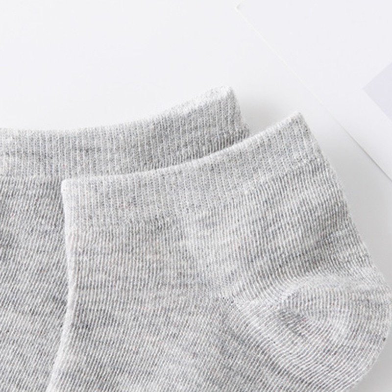 Vớ Thuyền Cotton Cổ Thấp Màu Trơn Khử Mùi Thời Trang Cho Nam Và Nữ