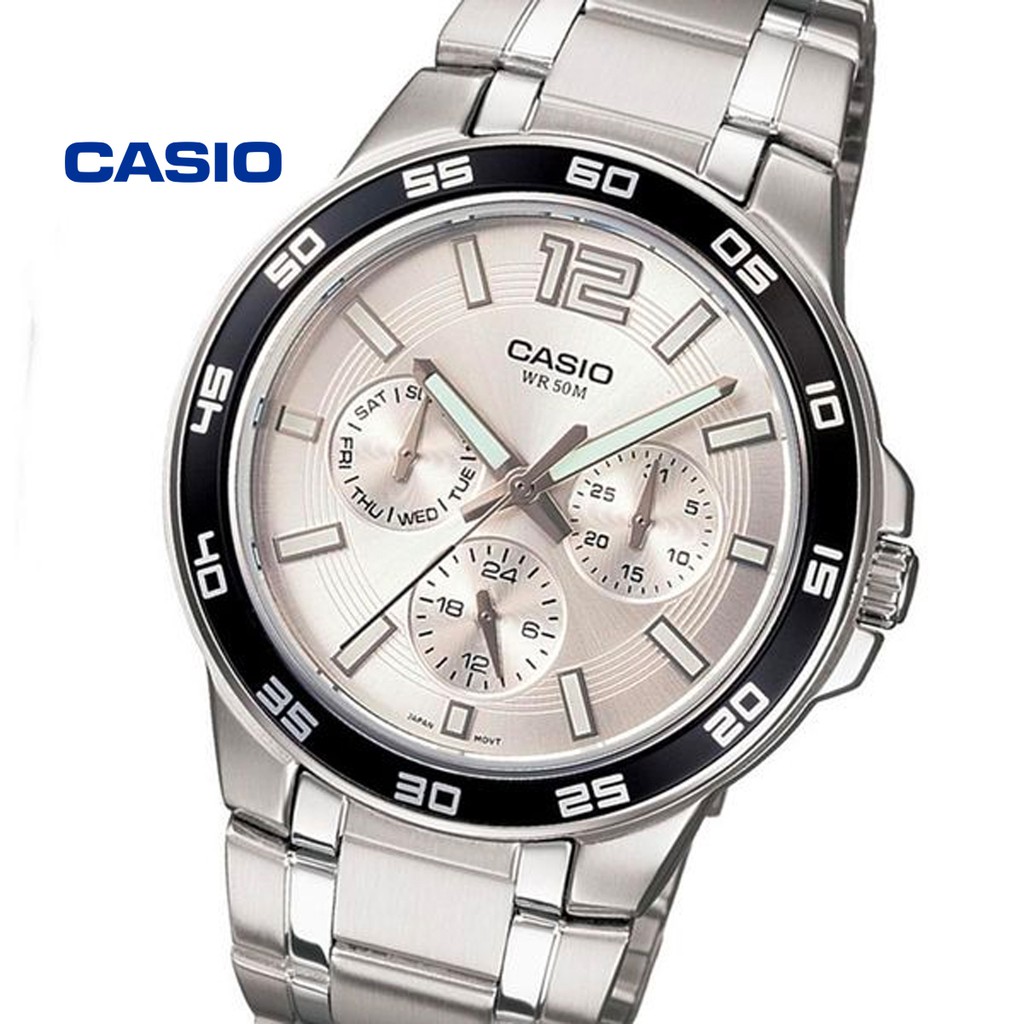 Đồng hồ nam CASIO MTP-1300D-7A1VDF chính hãng - Bảo hành 1 năm, Thay pin miễn phí