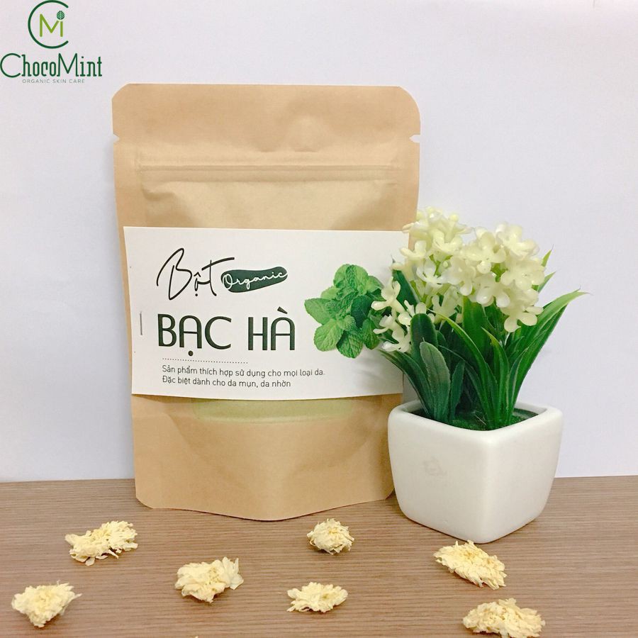100gr BỘT BẠC HÀ NGUYÊN CHẤT  HANDMADE | BigBuy360 - bigbuy360.vn