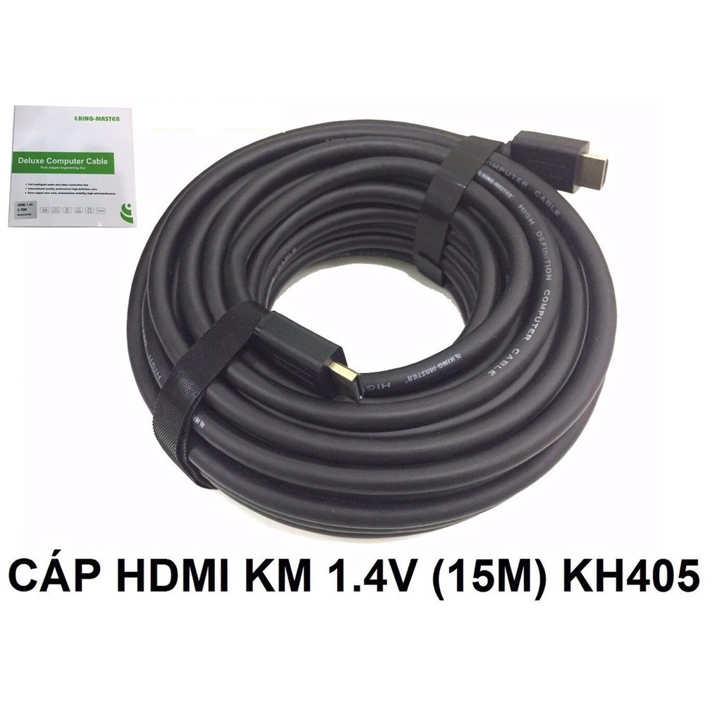 Cáp màn hình máy tính , tivi Kingmaster từ 1.5m đến 30m 15m KH405 , 20m KH406