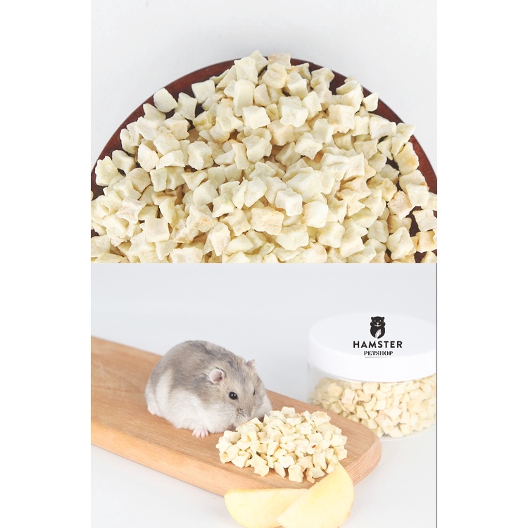 Táo sấy khô - Thức ăn hamster, thỏ, bọ, sóc