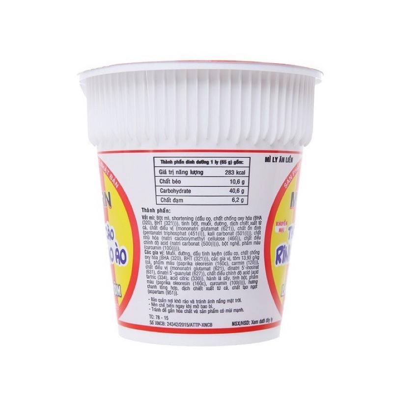 5 ly Mì Modem lẩu thái tôm