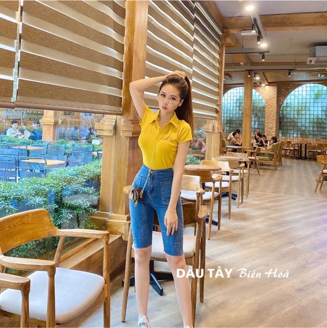 Quần jean ngố form ôm co giãn lưng cao hàng loại 1 ( hình thật kèm video ) | BigBuy360 - bigbuy360.vn