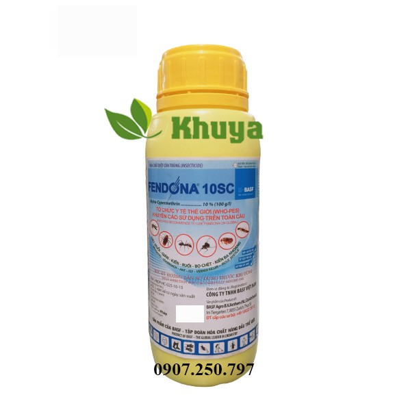 Hóa chất diệt côn trùng Fendona 500ml