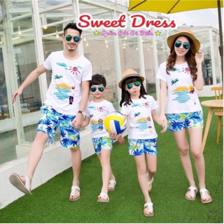 Set Quần Áo Đi Biển Sắc Màu