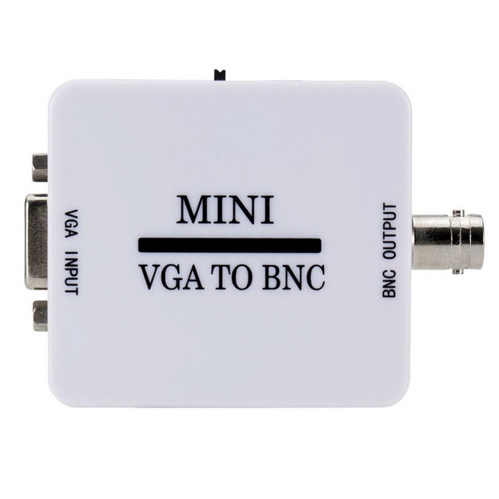 Mini VGA to BNC Video Converter Digital Composite AV Adapter Box for HDTV