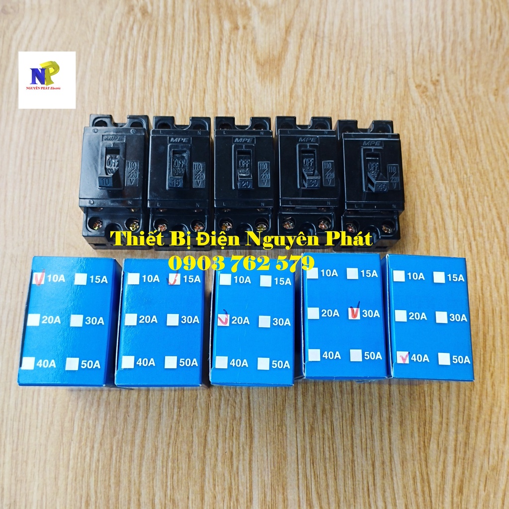 Cầu Dao An Toàn,CB Cóc Đen 10A, 15A, 20A, 30A, 40A