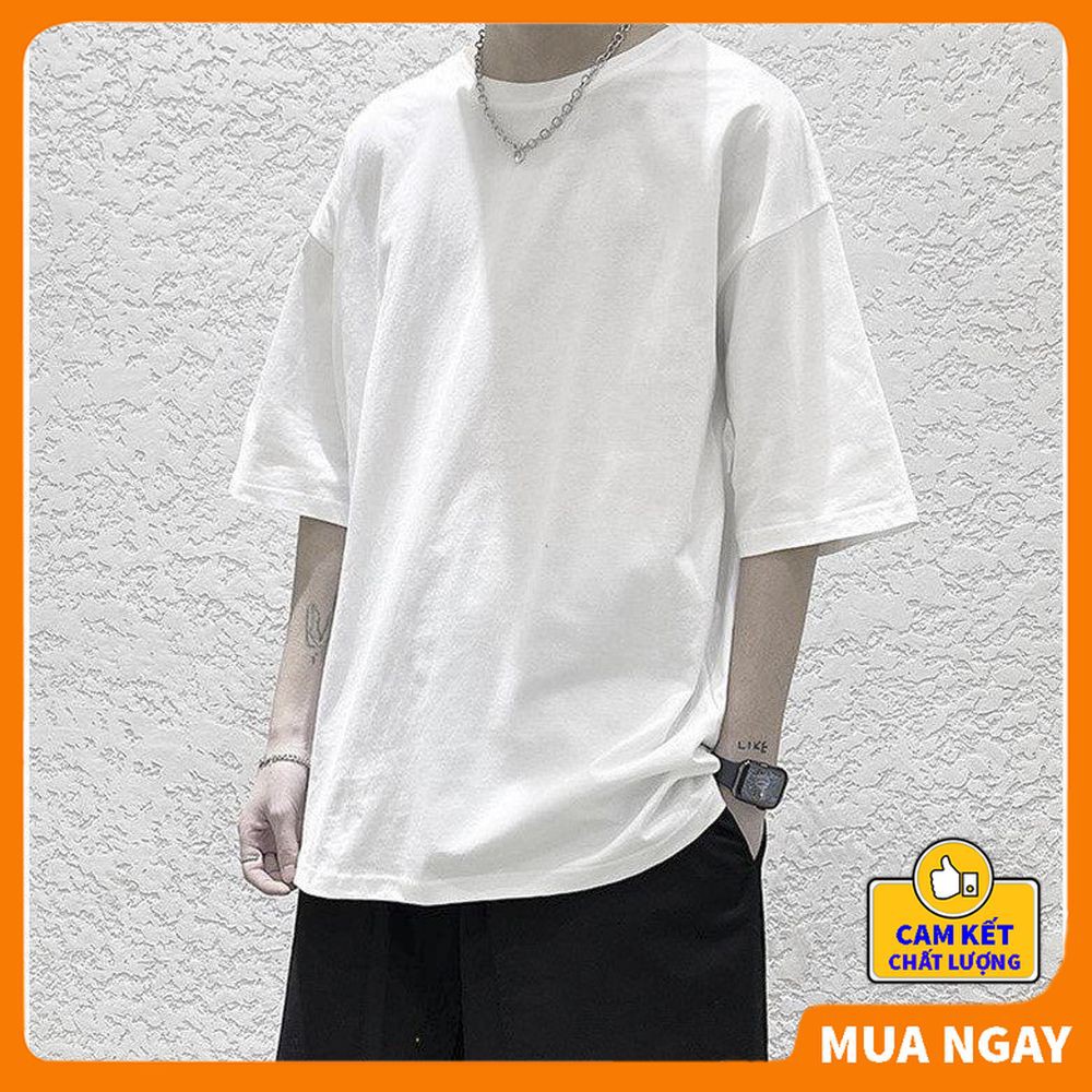 Áo thun nam nữ tay lỡ form rộng vải thun mềm mịn unisex thoáng mát ❤️KINGSPORT❤️ Áo phông nam nữ tay lỡ BST hàn quốc