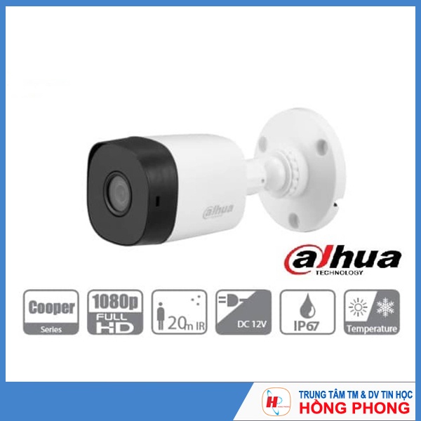 Camera HDCVI Cooper 2MP DAHUA DH-HAC-B1A21P