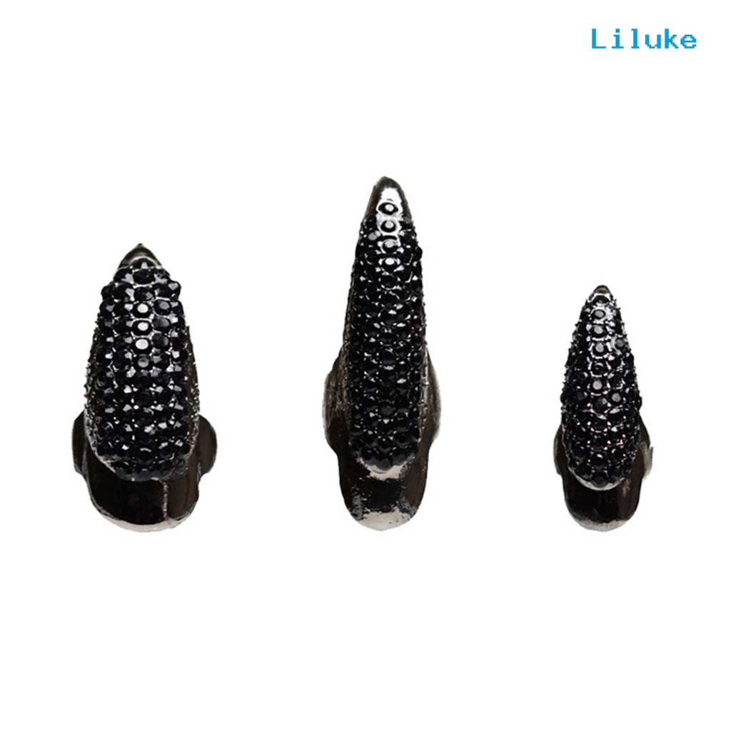 Nhẫn Hợp Kim Hình Móng Vuốt Đại Bàng Đính Đá Hóa Trang Cho Nam Và Nữ