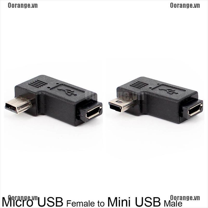 Đầu Chuyển Đổi Usb Type A Sang Micro Usb 90 Độ Chuyên Dụng Cao Cấp