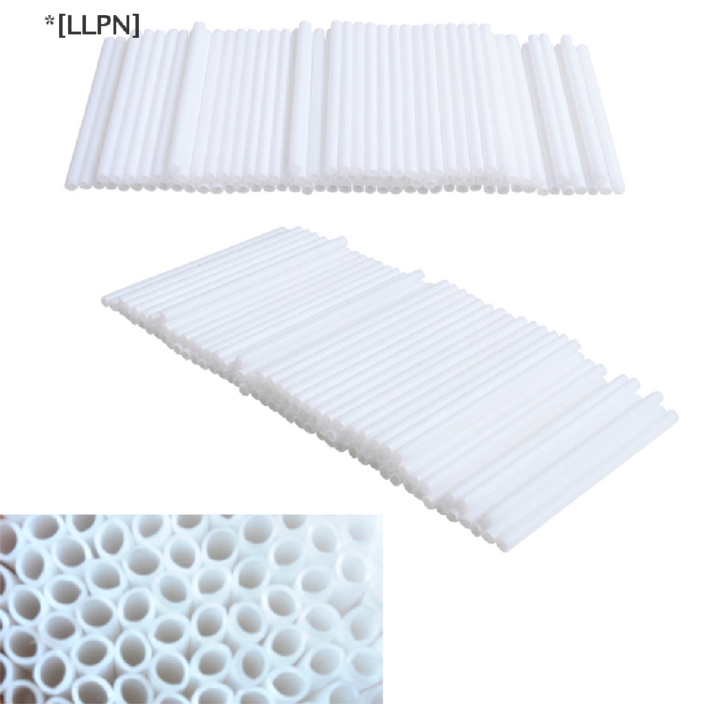 Set 100 Que Nhựa Hút Làm Kẹo Mút