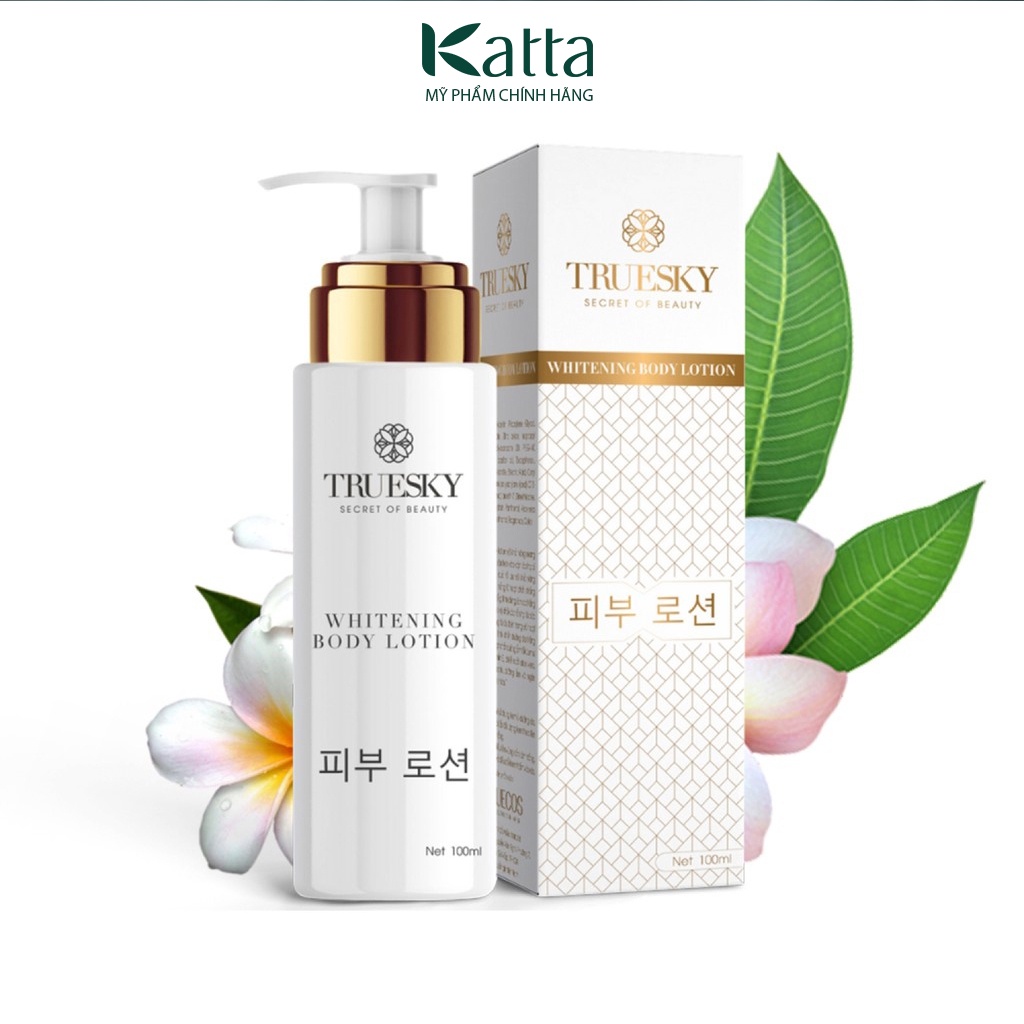 Kem dưỡng trắng da toàn thân thẩm thấu nhanh Whitening Body Lotion 100ml - Katta