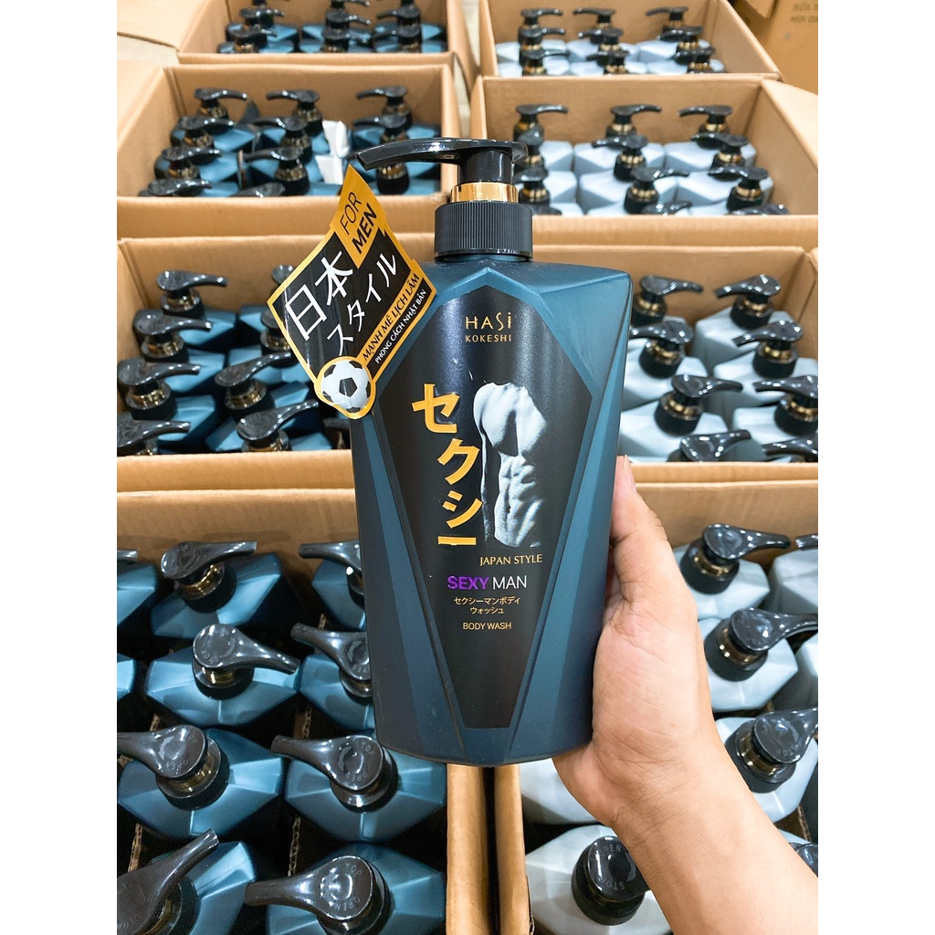 Gel Tắm Nước Hoa Nam Hasi Kokeshi Sexy Man Body Wash 380g~550g