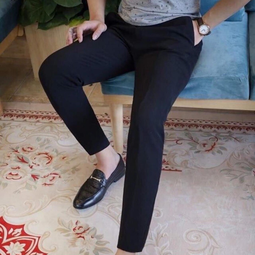 [Duy nhất hôm nay] Combo 3 món quần âu +áo sơ mi đóng hộp + ví da sang trọng