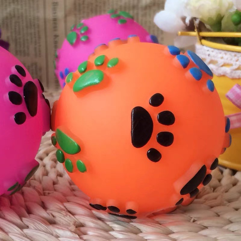 BÓNG CAO SU TỰ NHIÊN CHO CHÓ MÈO CHƠI