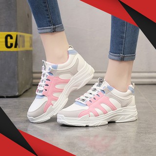 Giày Thể Thao Nữ Tenten Đế Độn GTT001W (Hồng)
