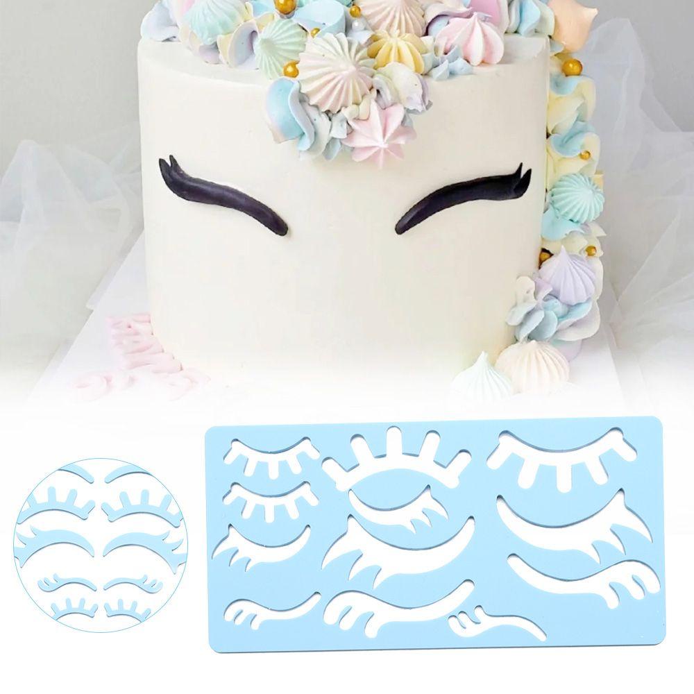 YNATURAL Khuôn Cắt Giấy Kim Loại Trang Trí Hình Lông Mi Kì Lân Mới