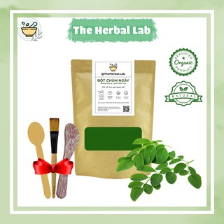 [THE HERBAL LAB] Bột Chùm ngây nguyên chất HANDMADE + tặng bộ dụng cụ đắp mặt