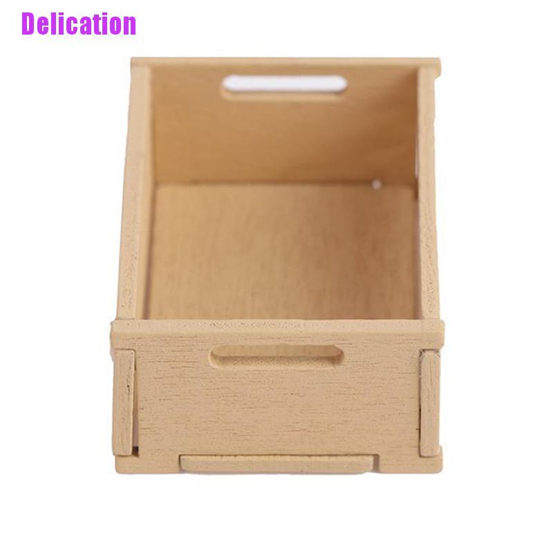 Kệ Gỗ Mini Tỉ Lệ 1 / 12 Trang Trí Nhà Búp Bê