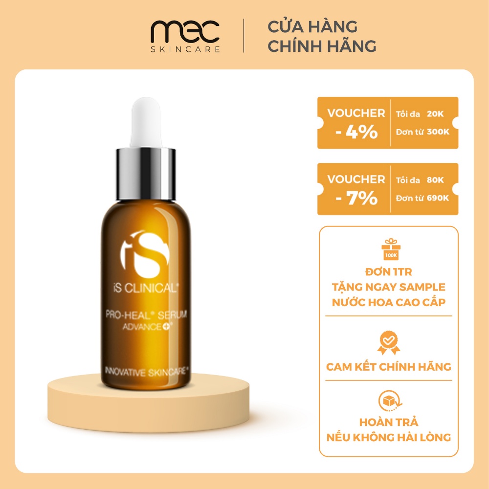 Serum làm sáng Vitamin C IS Clinical Pro-Heal Serum Advance Plus 60ml Mờ thâm, giảm nám, giảm mụn - Mecskincare
