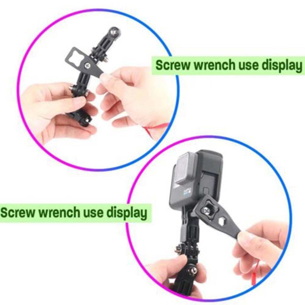 Giá Đỡ Gắn Mũ Bảo Hiểm Bằng Kim Loại Có Thể Điều Chỉnh Cho Gopro Hero