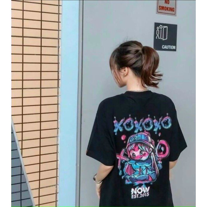 Áo Thun Nữ XO XO XO cực chất from rộng unisex cao cấp hot trend 1Kenz