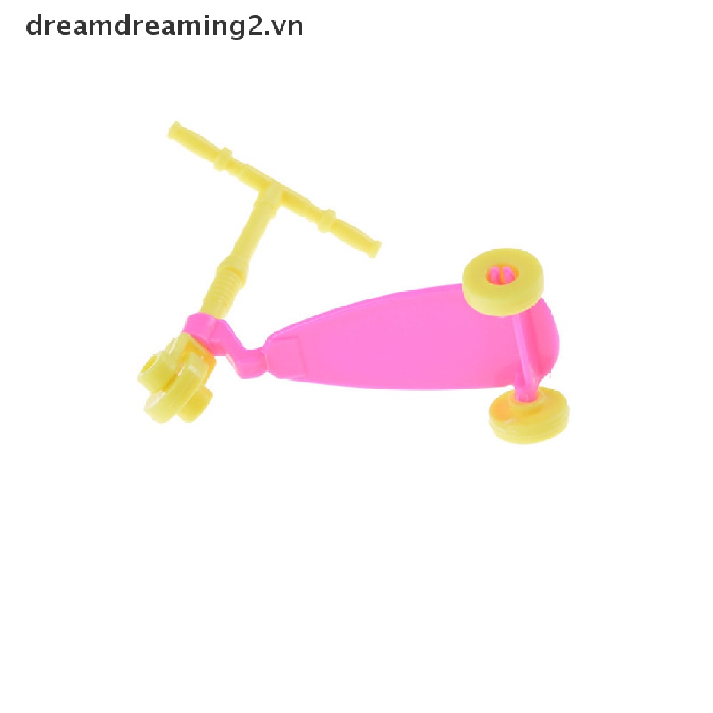 Mô hình xe tay ga mini ngộ nghĩnh thích hợp cho búp bê Barbie 2.1